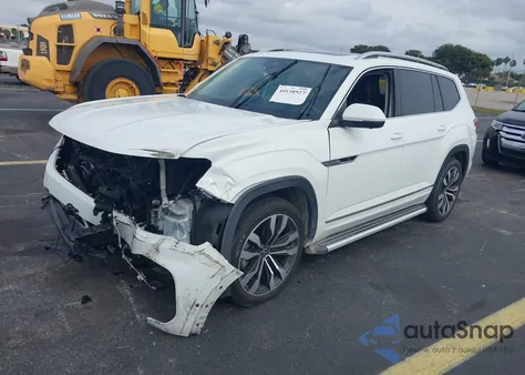 2021 Volkswagen Atlas 3.6L V6 Sel Premium R-Line из США, поврежденный, VIN 1V2FR2CA8MC553093